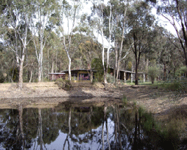 View of house from dam